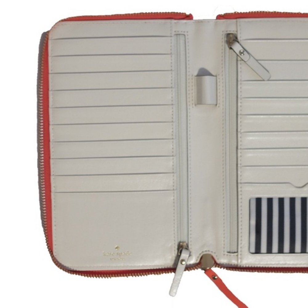 Kate Spade Red and Cream Wallet